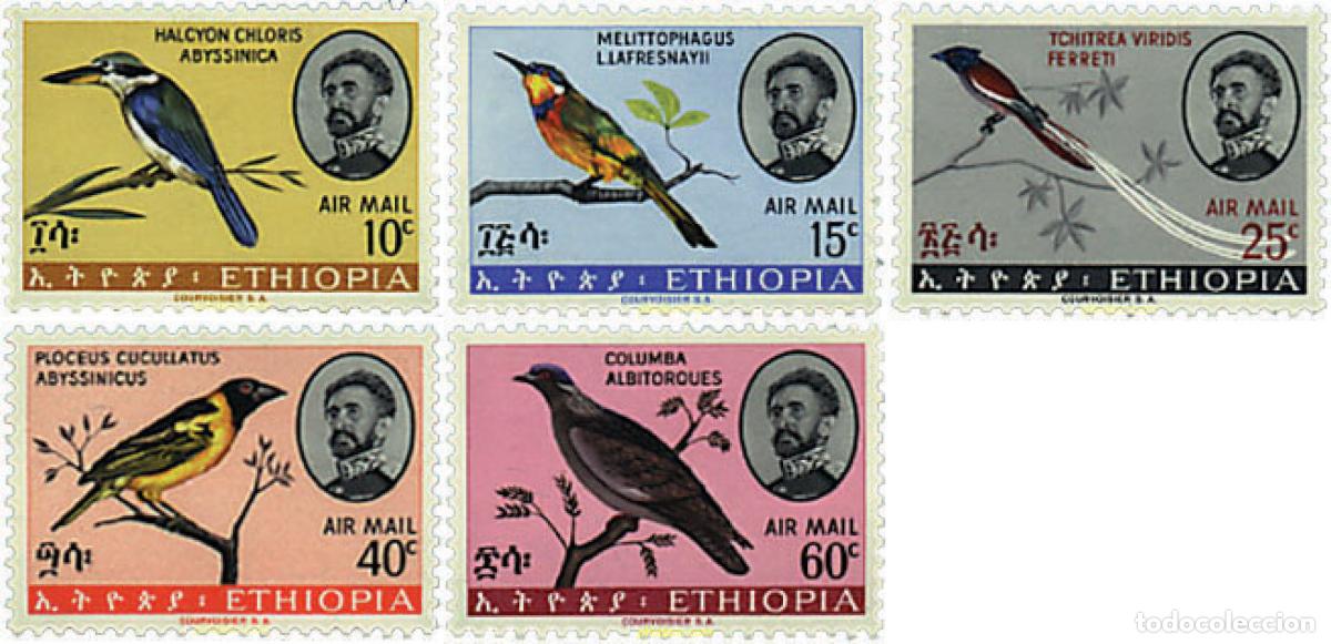 Sellos: 683336 HINGED ETIOPIA 1966 AVES