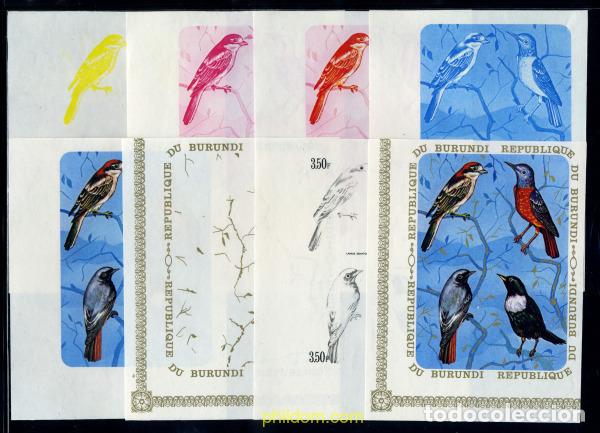 Sellos: 204334 MNH BURUNDI 1970 AVES