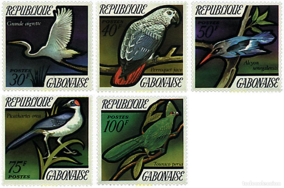 Sellos: 72889 MNH GABON 1971 AVES