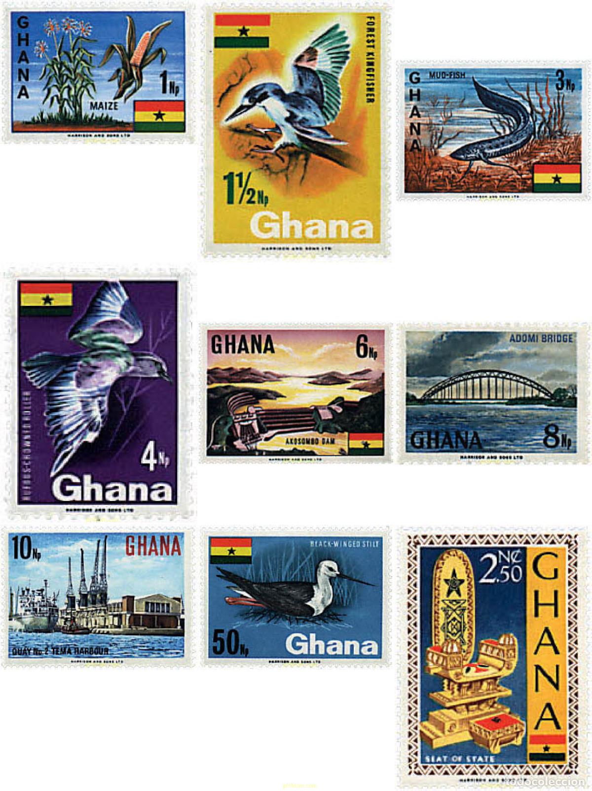Sellos: 89397 MNH GHANA 1967 SIMBOLOS NACIONALES