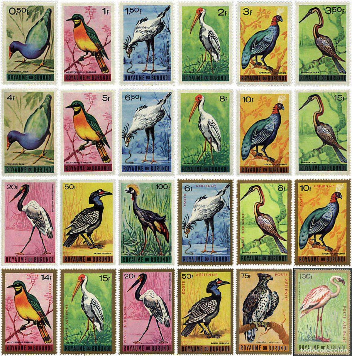 Sellos: 223961 MNH BURUNDI 1965 AVES
