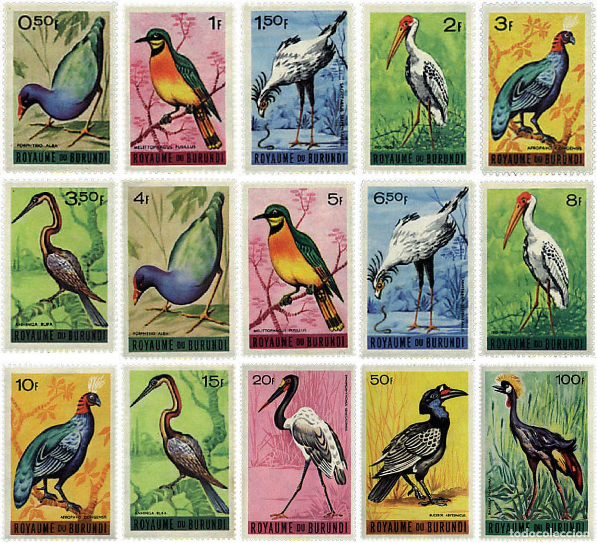 Sellos: 297541 MNH BURUNDI 1965 AVES