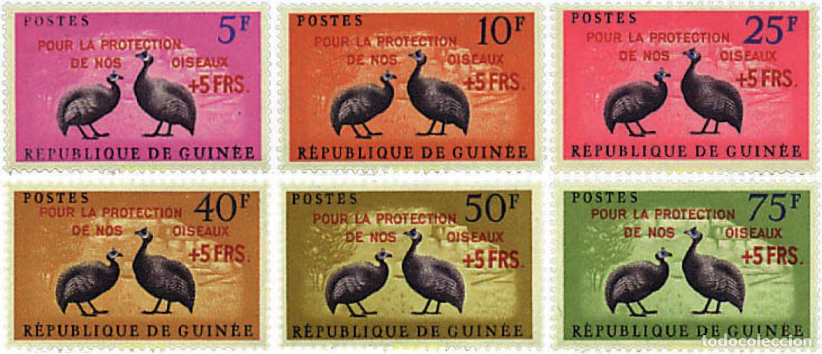Sellos: 36083 MNH GUINEA 1962 PROTECCION DE LAS AVES