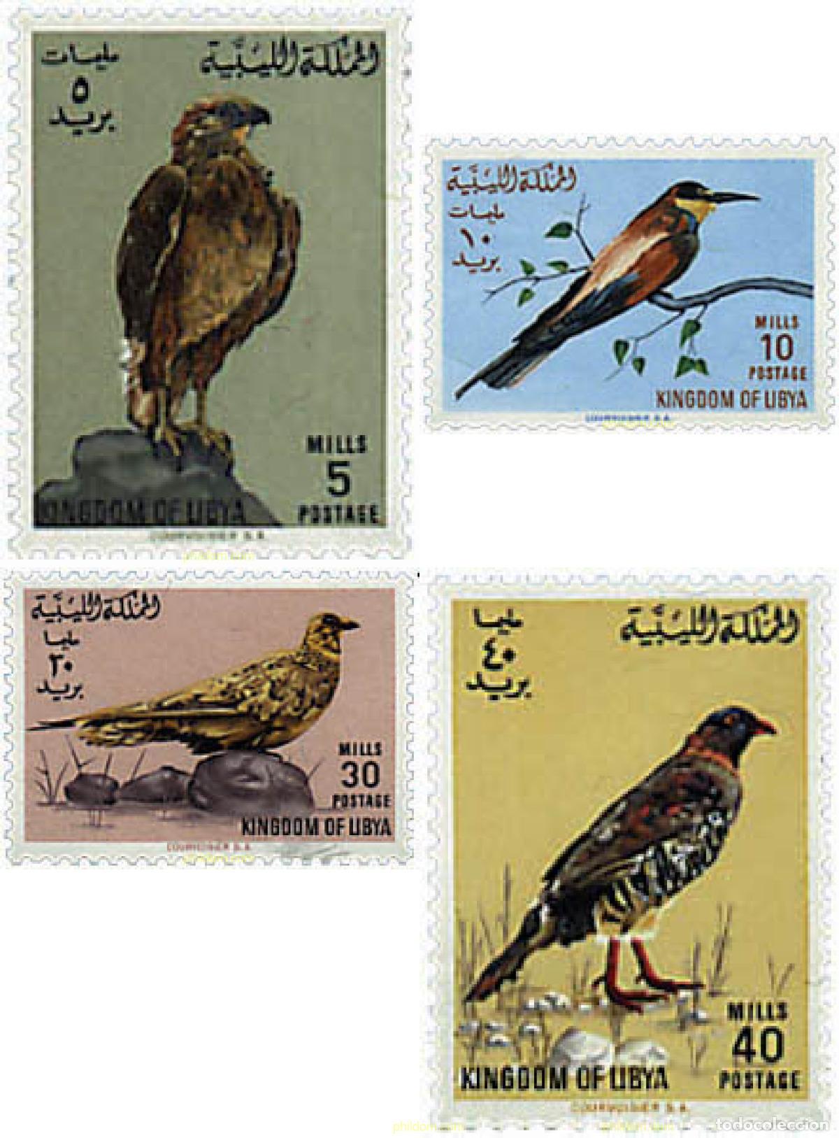 Sellos: 338852 MNH LIBIA 1965 AVES