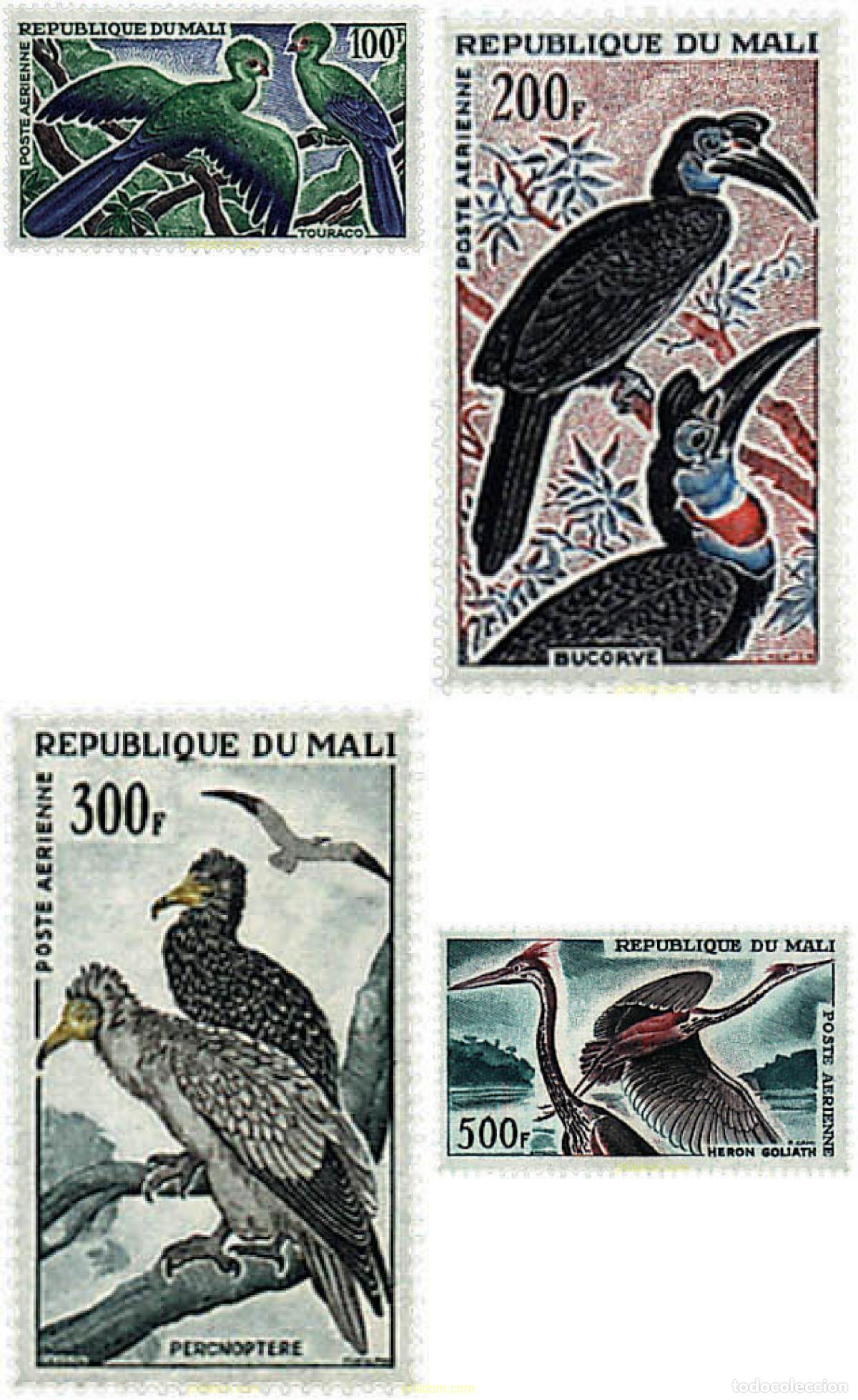 Sellos: 33168 MNH MALI 1965 AVES