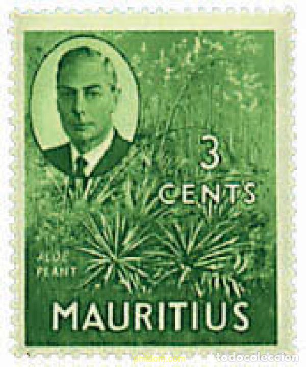 Sellos: 226189 MNH MAURICIO 1950 MOTIVOS VARIOS. REY JORGE VI