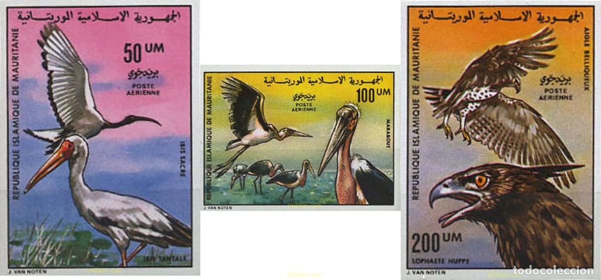 Sellos: 14894 MNH MAURITANIA 1976 AVES