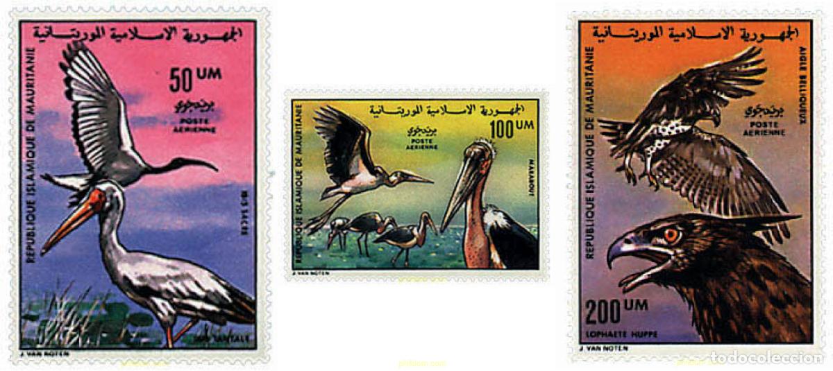 Sellos: 73516 MNH MAURITANIA 1976 AVES