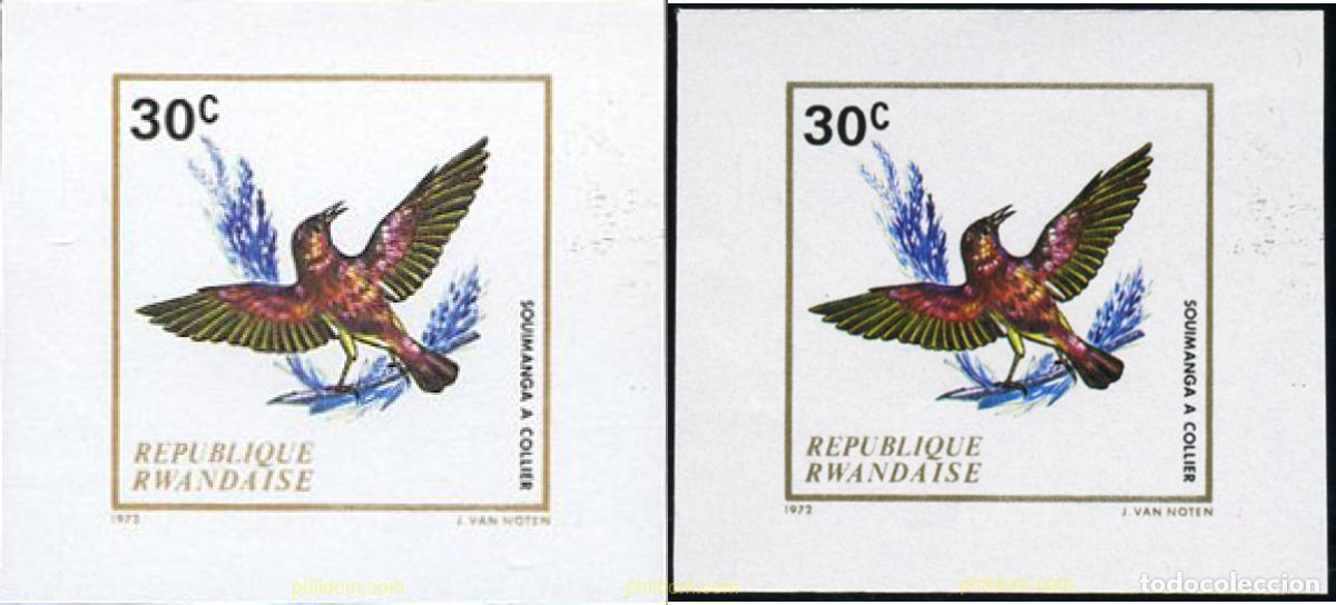Sellos: 221828 MNH RUANDA 1972 AVES