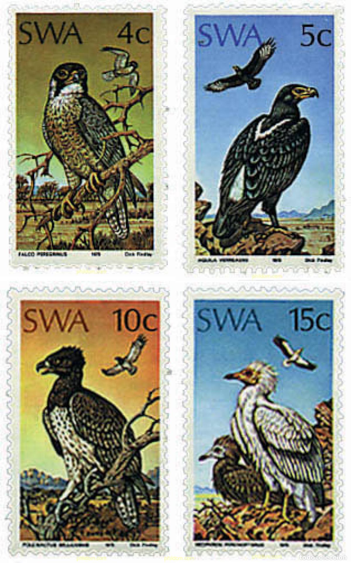 Sellos: 31823 MNH SUR OESTE AFRICANO 1975 PROTECCION DE LAS AVES DE PRESA