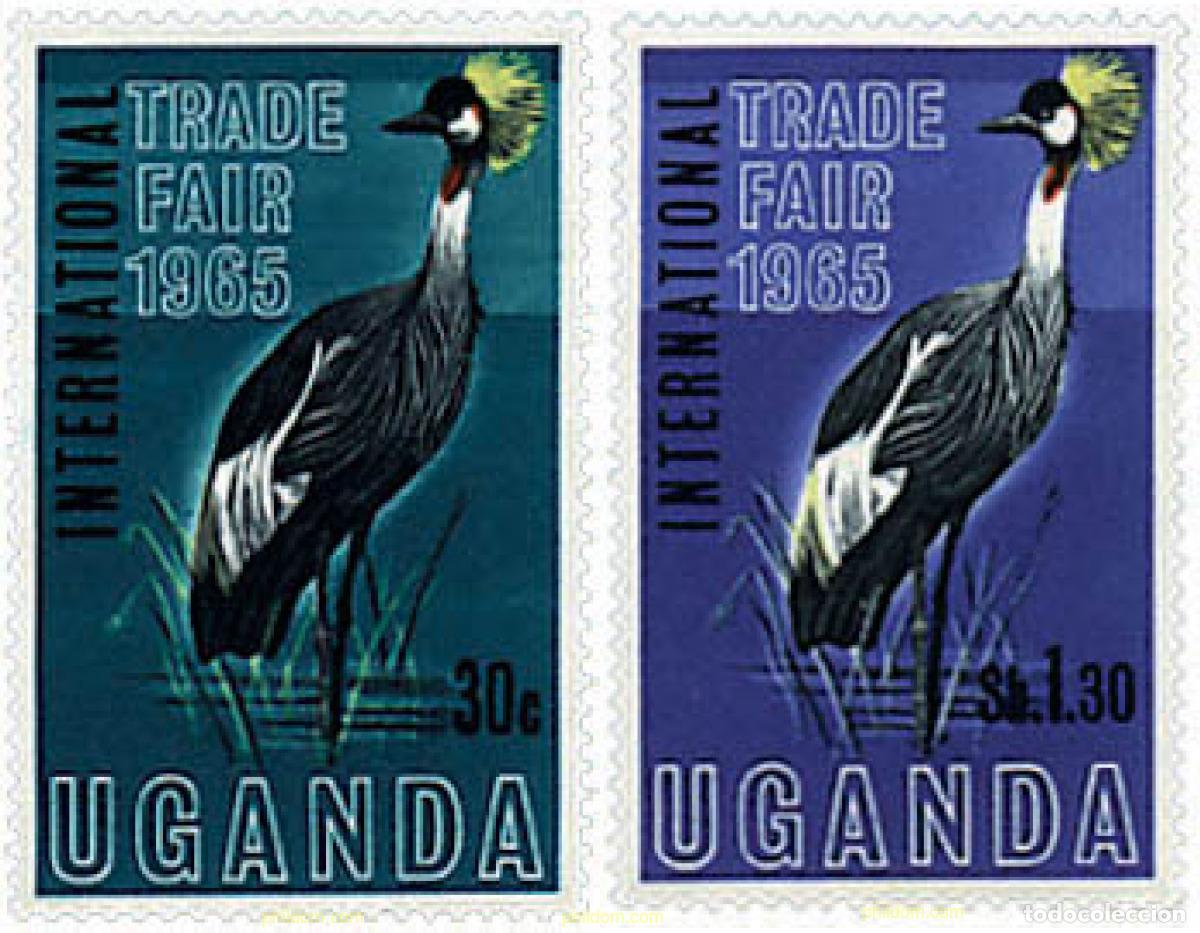 Sellos: 31491 MNH UGANDA 1965 PRIMERA FERIA COMERCIAL E INTERNACIONAL DE KAMPALA