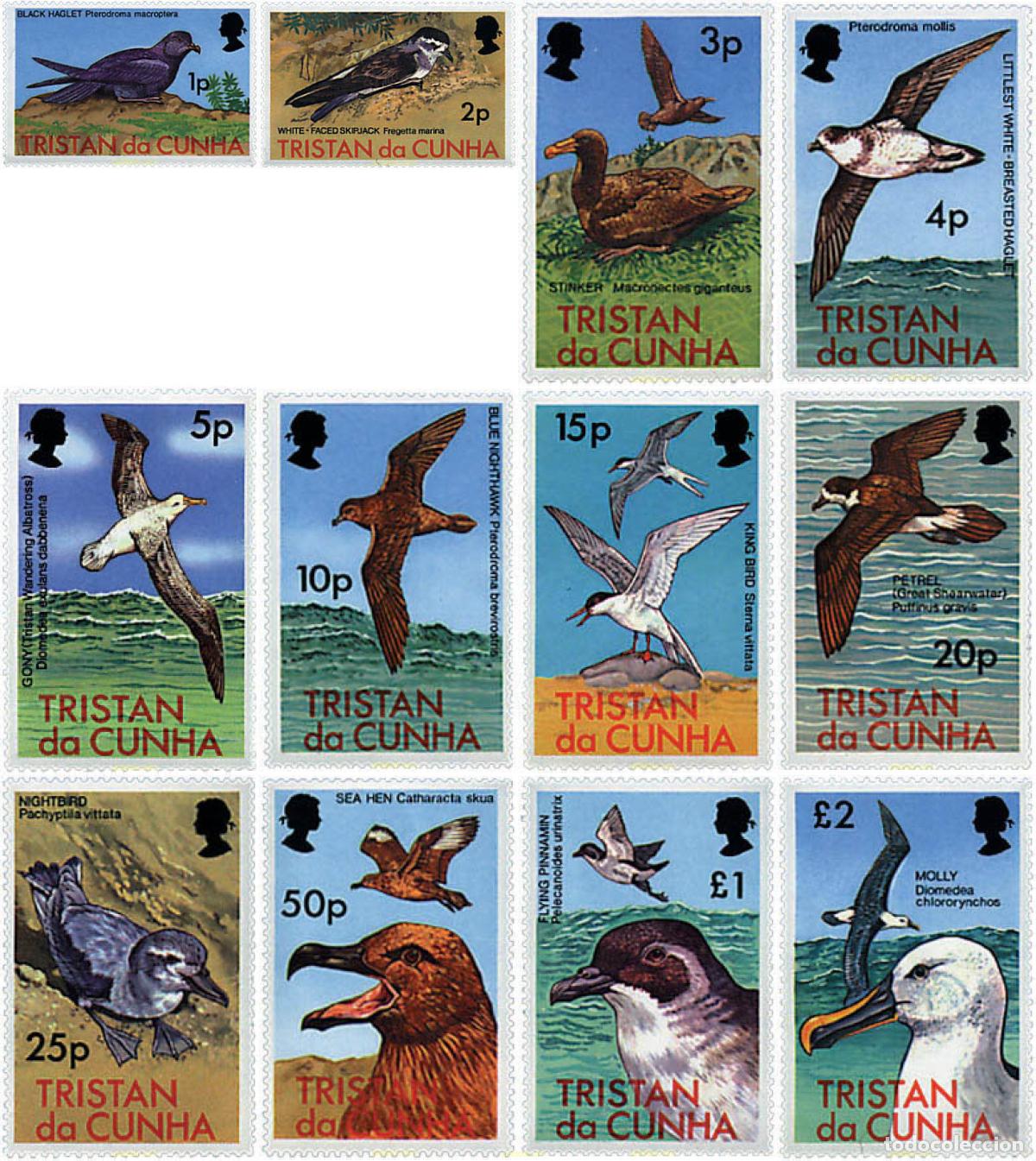 Sellos: 31827 MNH TRISTAN DA CUNHA 1977 AVES MARINAS