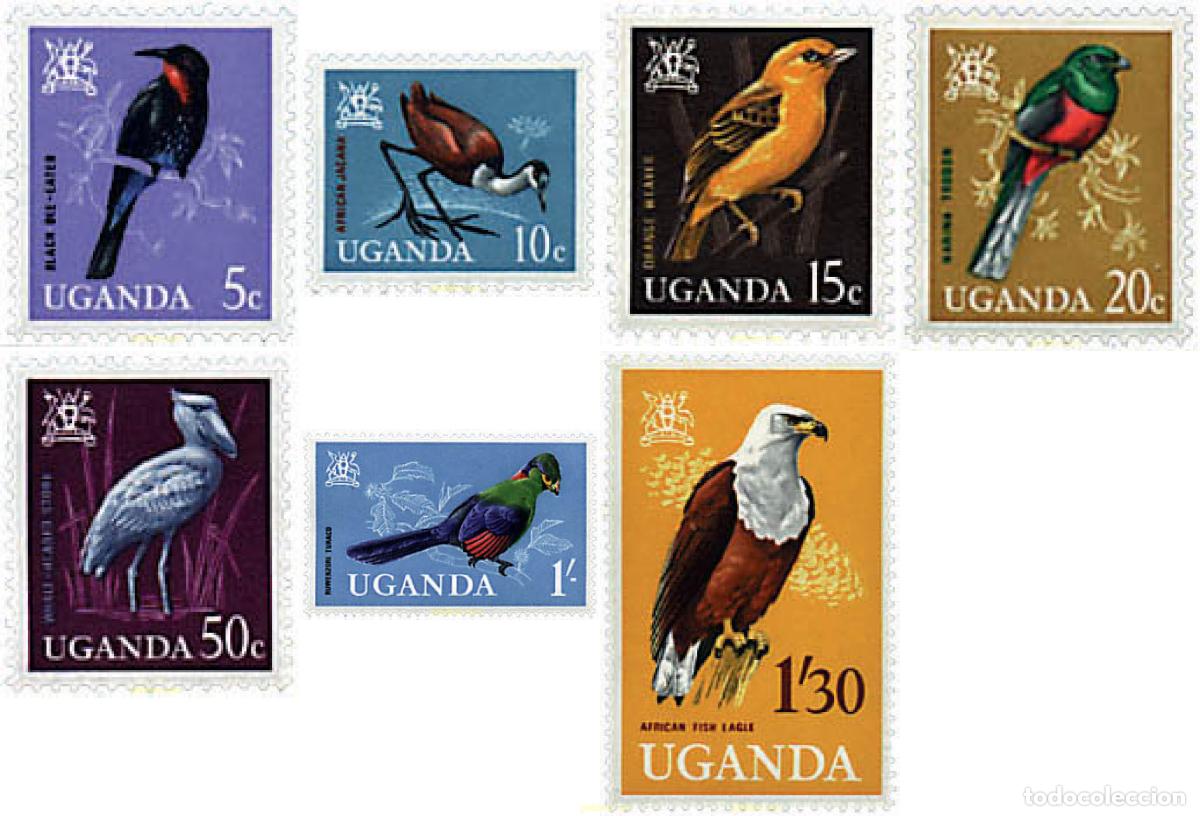 Sellos: 234380 MNH UGANDA 1965 AVES