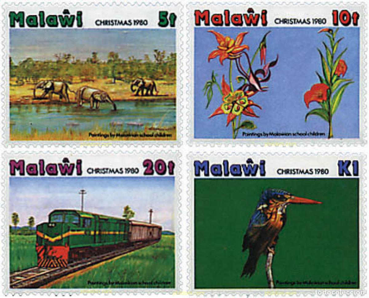 Sellos: 95234 MNH MALAWI 1980 NAVIDAD
