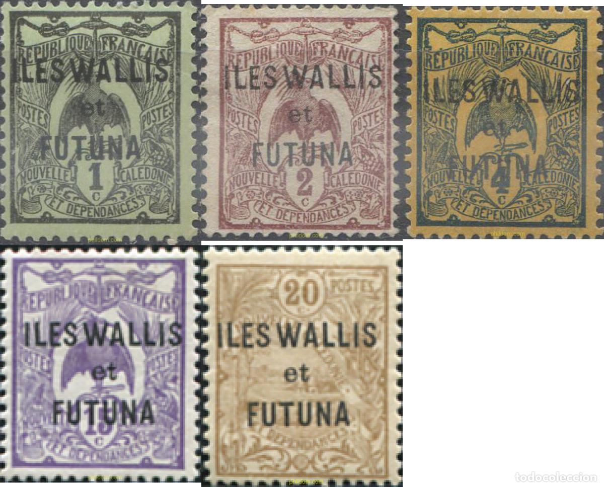 Sellos: 674026 HINGED WALLIS Y FUTUNA 1920 MOTIVOS VARIOS