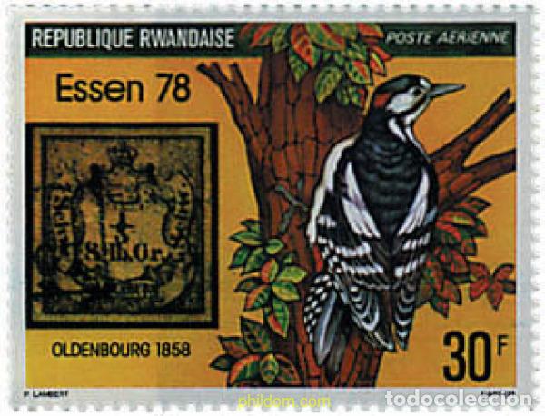 Stamps: 678701 MNH RUANDA 1978 ESSEN 78 Y PHILEXAFRIQUE II 79