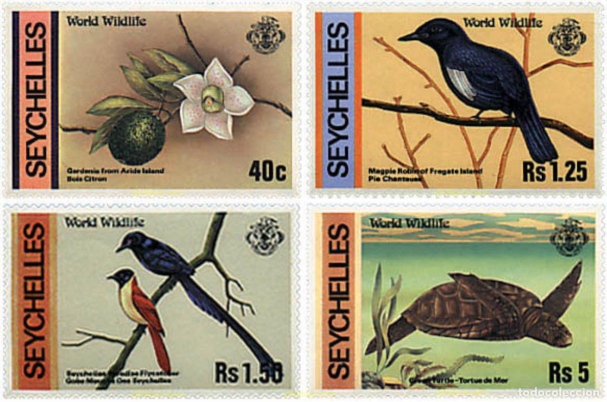 Briefmarken: 93329 MNH SEYCHELLES 1978 FAUNA Y FLORA