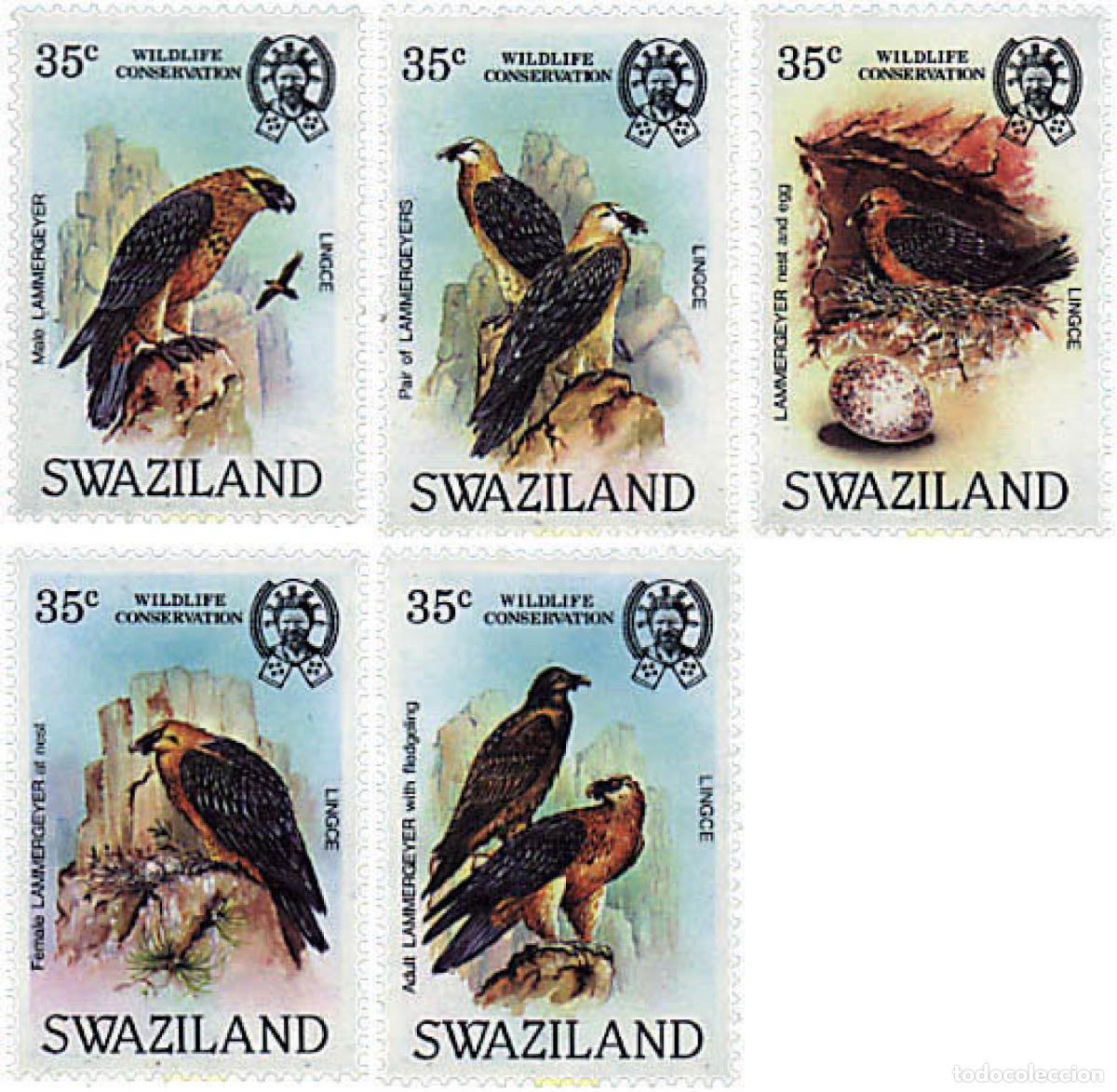 Sellos: 34486 MNH SWAZILANDIA 1983 PROTECCION DE LA VIDA SALVAJE