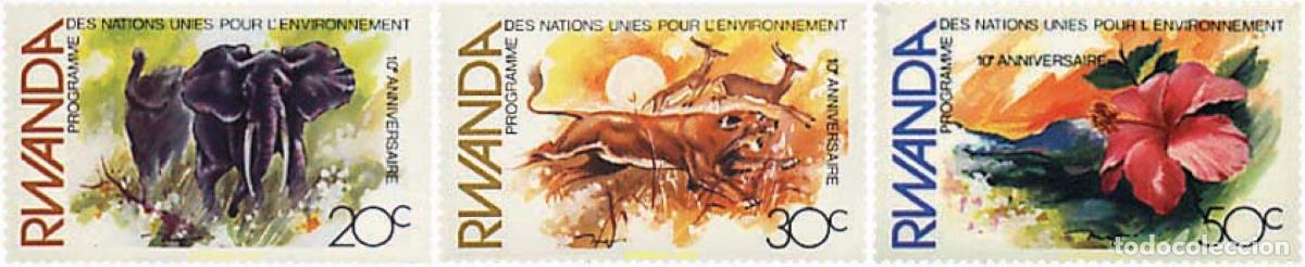 Sellos: 352159 MNH RUANDA 1982 10 ANIVERSARIO DEL PROGRAMA DE LAS NACIONES UNIDAS PARA EL DESARROLLO DE LA