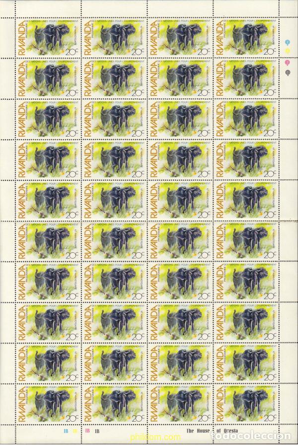 Sellos: 577481 MNH RUANDA 1982 10 ANIVERSARIO DEL PROGRAMA DE LAS NACIONES UNIDAS PARA EL DESARROLLO DE LA