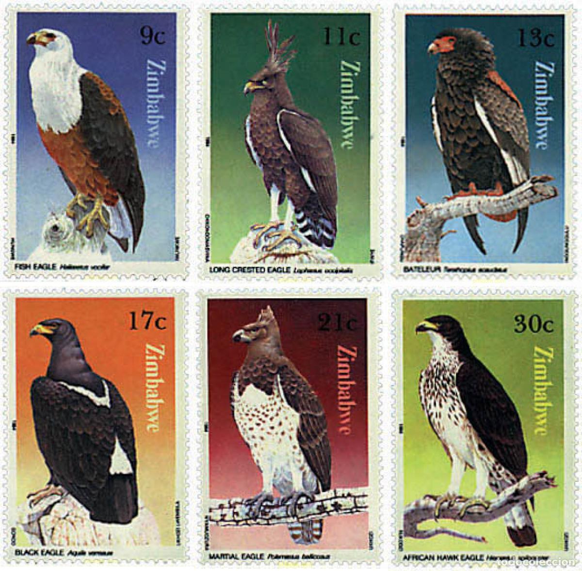 Sellos: 34208 MNH ZIMBABUE 1984 AGUILAS