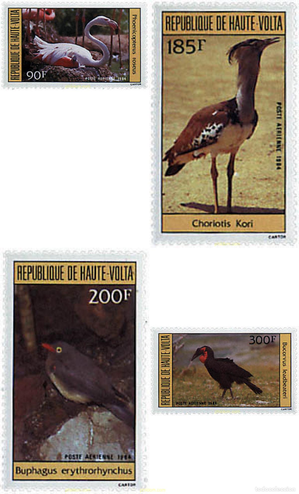 Sellos: 32223 MNH ALTO VOLTA 1984 AVES