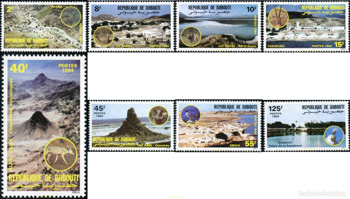 Briefmarken: 69642 MNH DJIBOUTI 1984 PAISAJES Y FAUNA