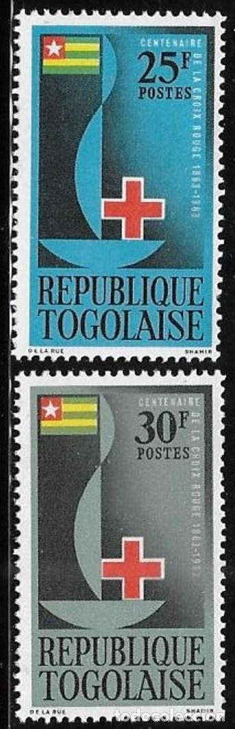 Briefmarken: TOGO 1963 SERIE 2 STAMPS MNH RED CROSS CRUZ ROJA ROTES KREUZ CROIX ROUGE CRUZ VERMELHA