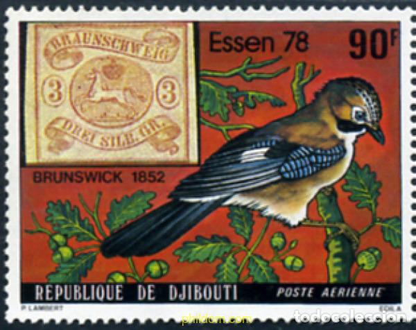 Stamps: 678698 MNH DJIBOUTI 1978 EXPOSICIONES FILATELICAS