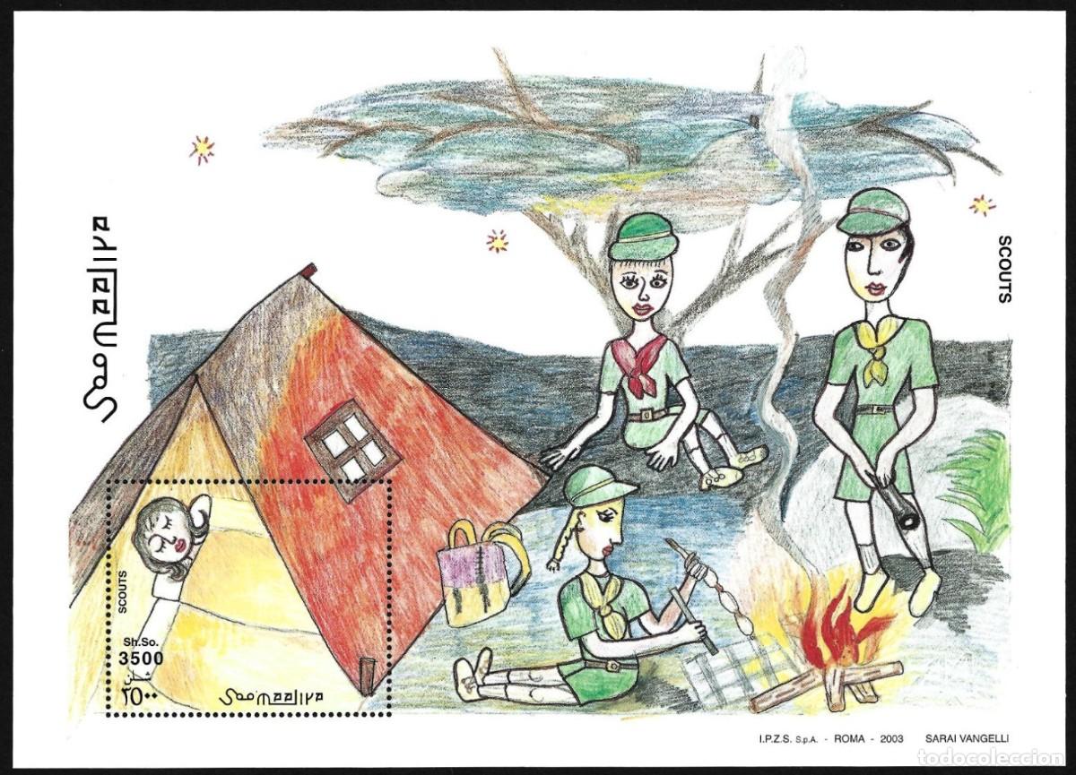 Sellos: SOMALIA 2003 SHEET MNH SCOUTS
