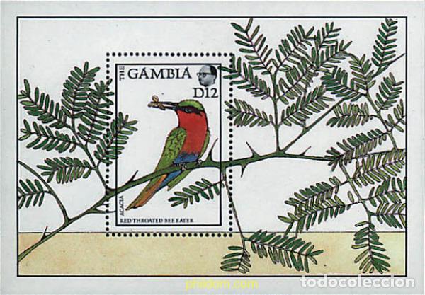 Sellos: 316777 MNH GAMBIA 1988 FAUNA Y FLORA