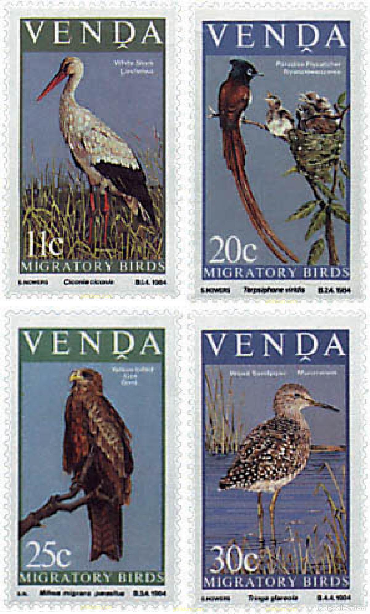 Sellos: 33720 MNH VENDA 1984 AVES