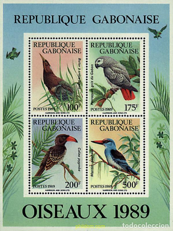 Sellos: 72995 MNH GABON 1989 AVES