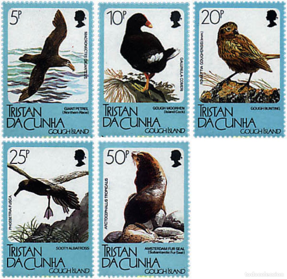 Timbres: 42747 MNH TRISTAN DA CUNHA 1989 FAUNA