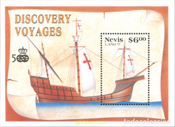 Sellos: 347366 MNH NEVIS 1991 500 ANIVERSARIO DEL DESCUBRIMIENTO DE AMERICA
