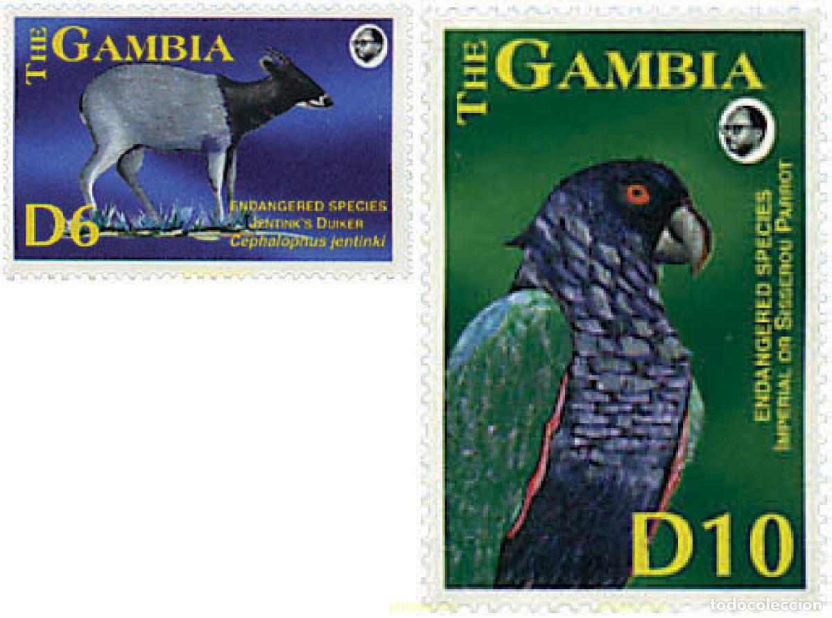 Sellos: 31280 MNH GAMBIA 1993 FAUNA DEL OESTE AFRICANO