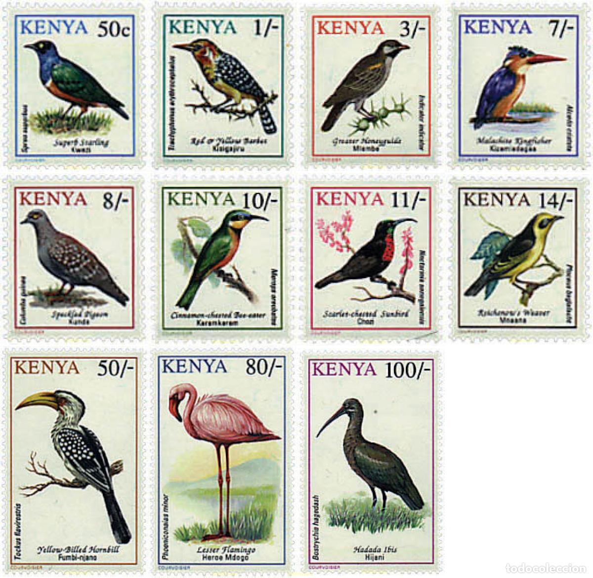 Sellos: 336870 MNH KENIA 1993 AVES
