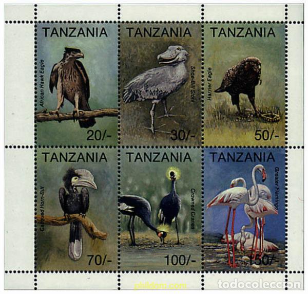 Sellos: 587246 MNH TANZANIA 1994 AVES
