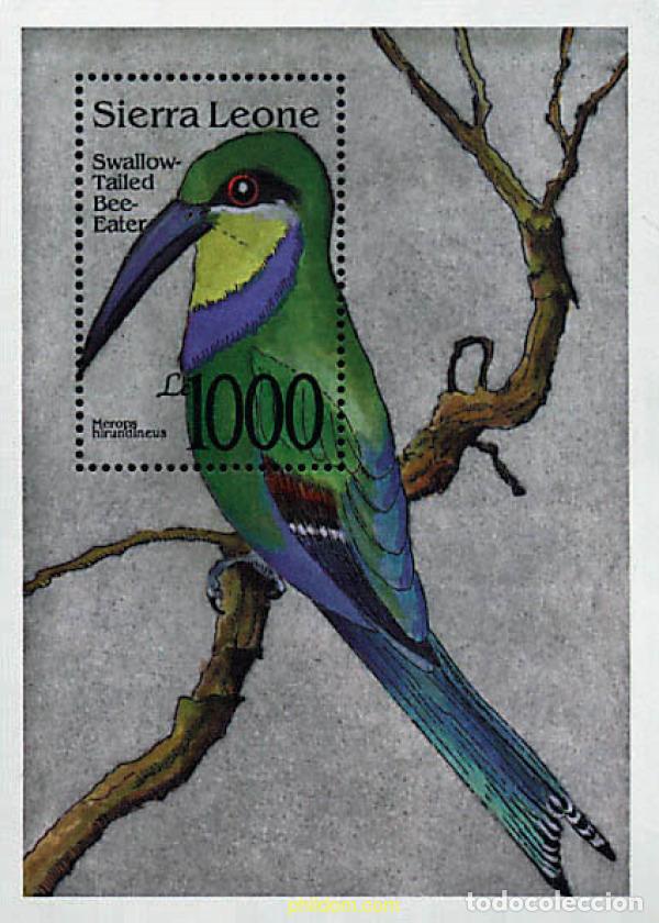 Sellos: 362151 MNH SIERRA LEONA 1992 AVES