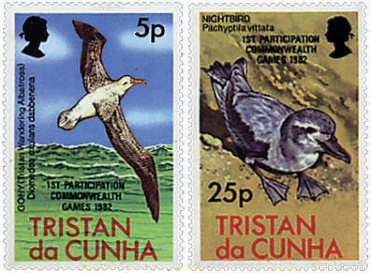 Sellos: 42762 MNH TRISTAN DA CUNHA 1982 PRIMERA PARTICIPACION EN LOS 12 JUEGOS DE LA COMMONWEALTH
