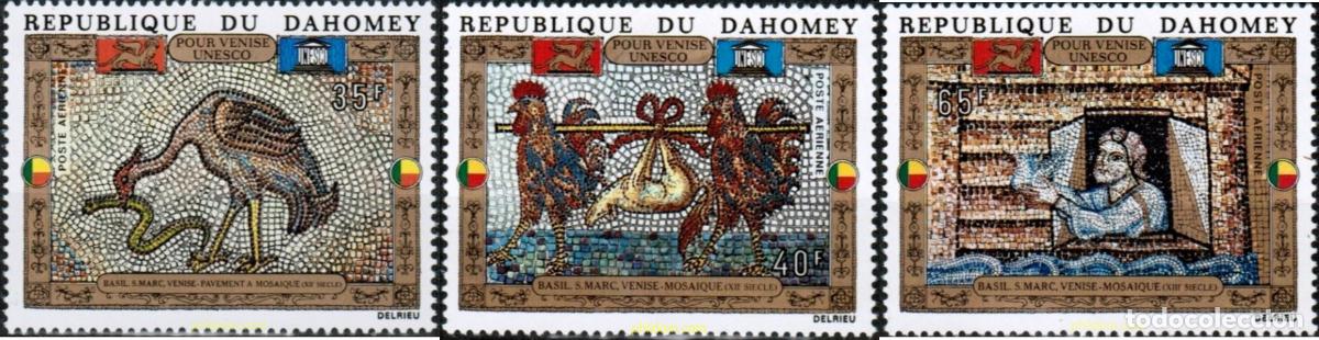 Sellos: 33394 MNH DAHOMEY 1972 MOSAICOS DE LA BASILICA DE SAN MARCOS