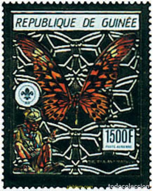 Sellos: 77316 MNH GUINEA 1990 FAUNA Y ESCULTISMO