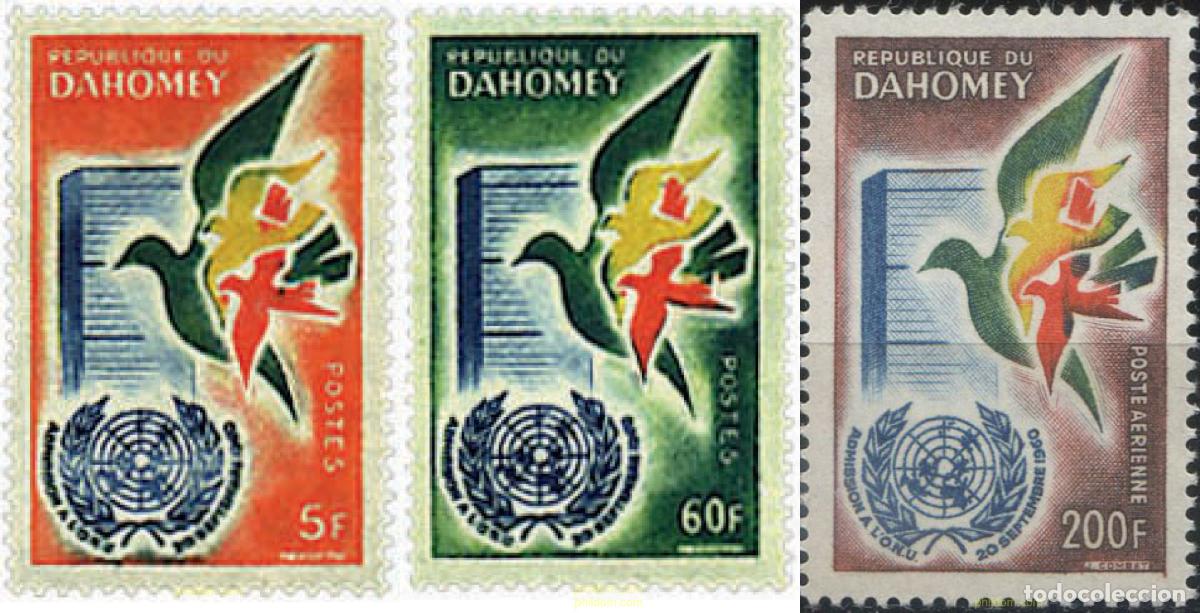 Sellos: 33175 MNH DAHOMEY 1961 ANIVERSARIO DE LA ONU