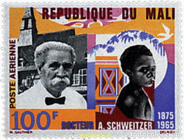 Sellos: 33169 MNH MALI 1965 MUERTE DEL DOCTOR ALBERT SCHWEITZER