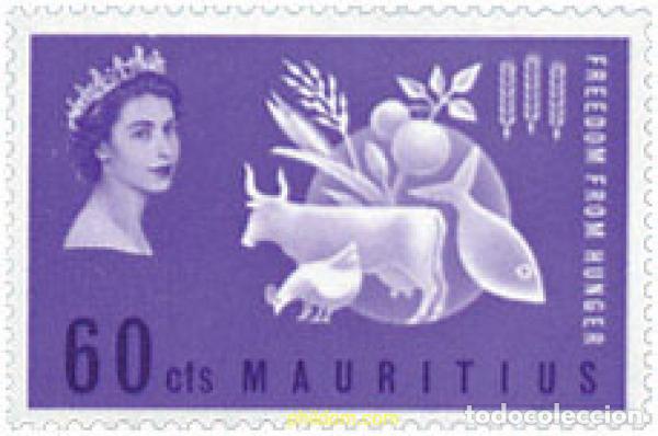 Sellos: 332570 HINGED MAURICIO 1963 CAMPA&Ntilde;A MUNDIAL CONTRA EN HAMBRE