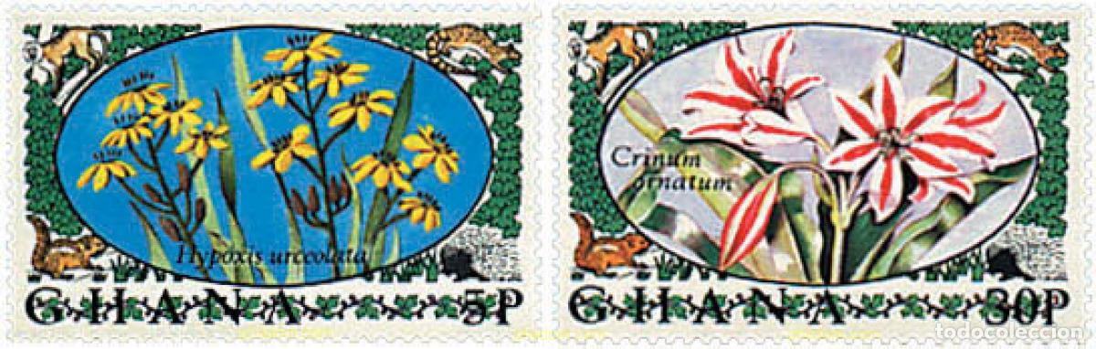 Sellos: 293911 MNH GHANA 1972 FAUNA Y FLORA