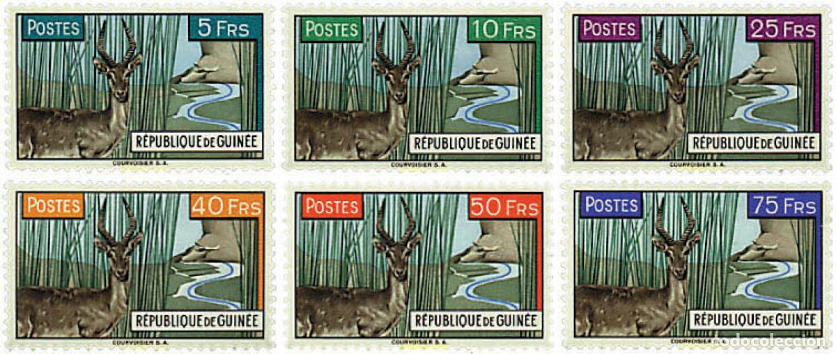 Sellos: 28639 MNH GUINEA 1961 ANTILOPES
