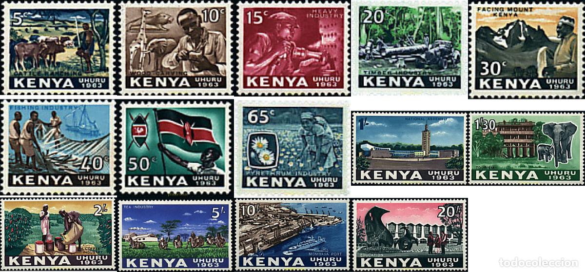 Sellos: 94114 MNH KENIA 1963 INDEPENDENCIA