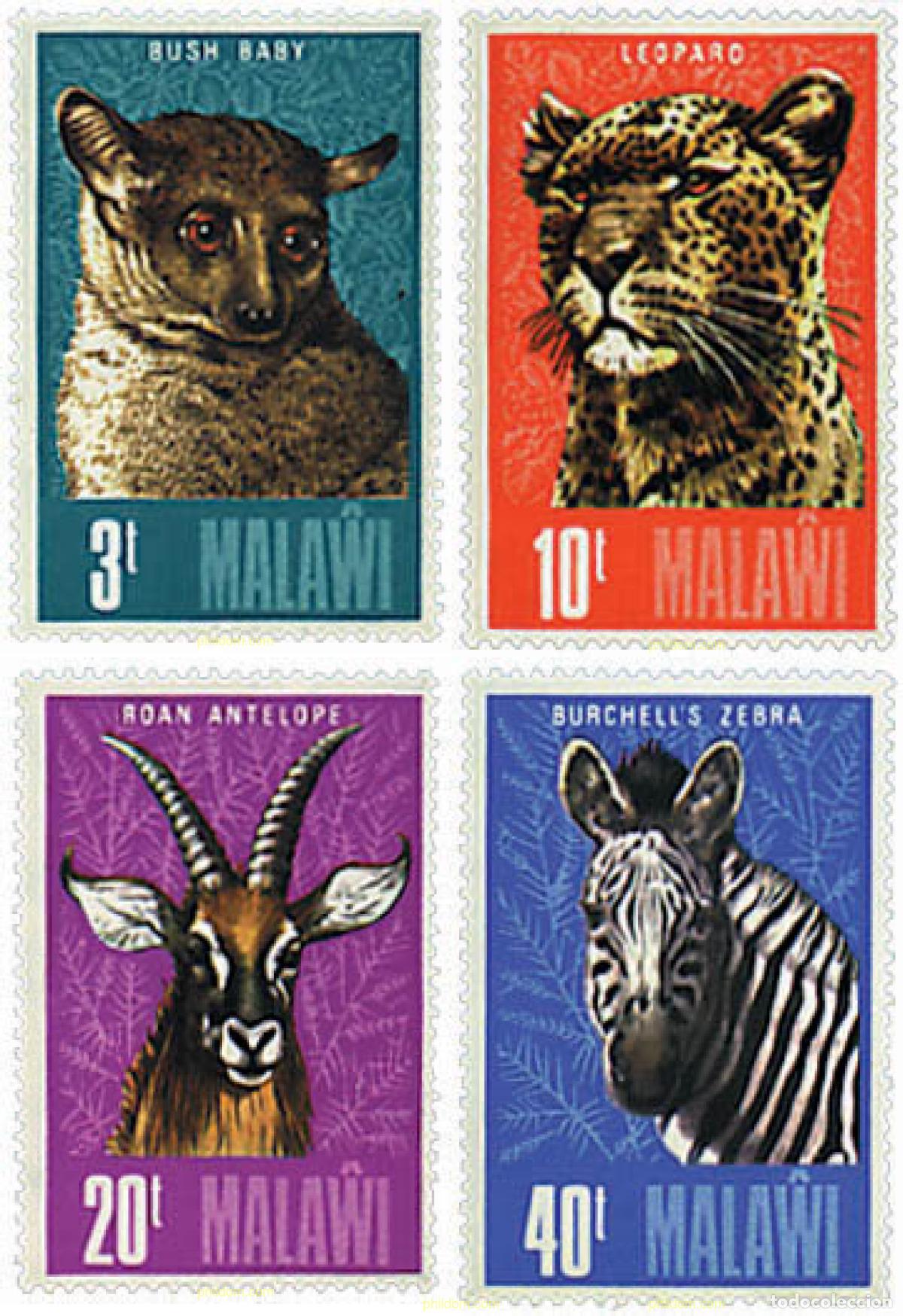 Sellos: 53902 MNH MALAWI 1975 FAUNA