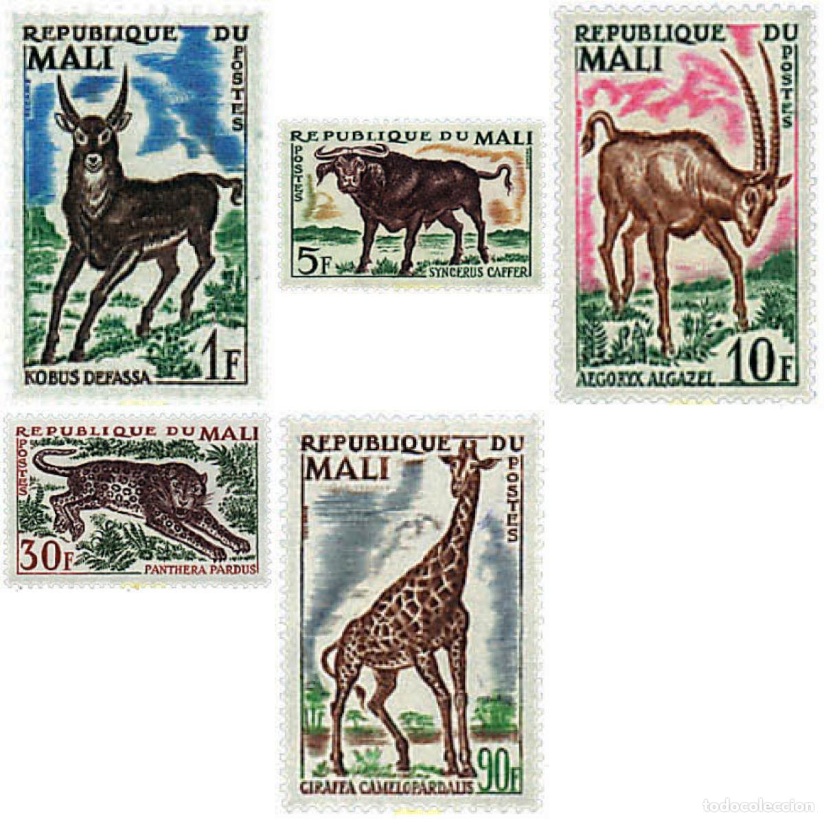Sellos: 28667 MNH MALI 1965 MAMIFEROS